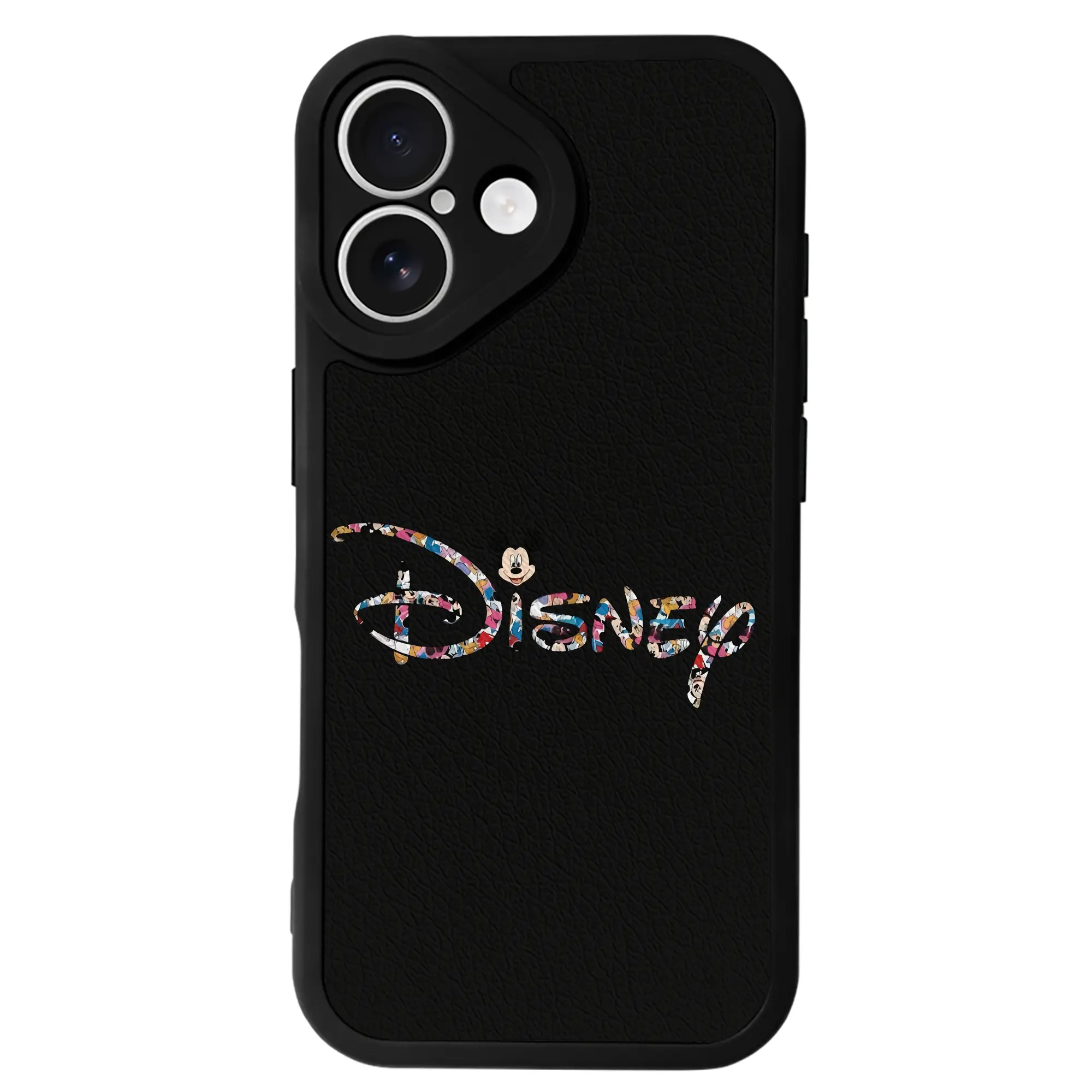 ミッキーマウス（Mickey Mouse） グッズ ミッキーマウス（Mickey Mouse） - IPhone 16シリーズ対応 ・ シリコンスマホケース ・ レザー調 ・ 高精度フィット ・ 耐衝撃 ・ ワイヤレス充電対応 ・ 精密カット